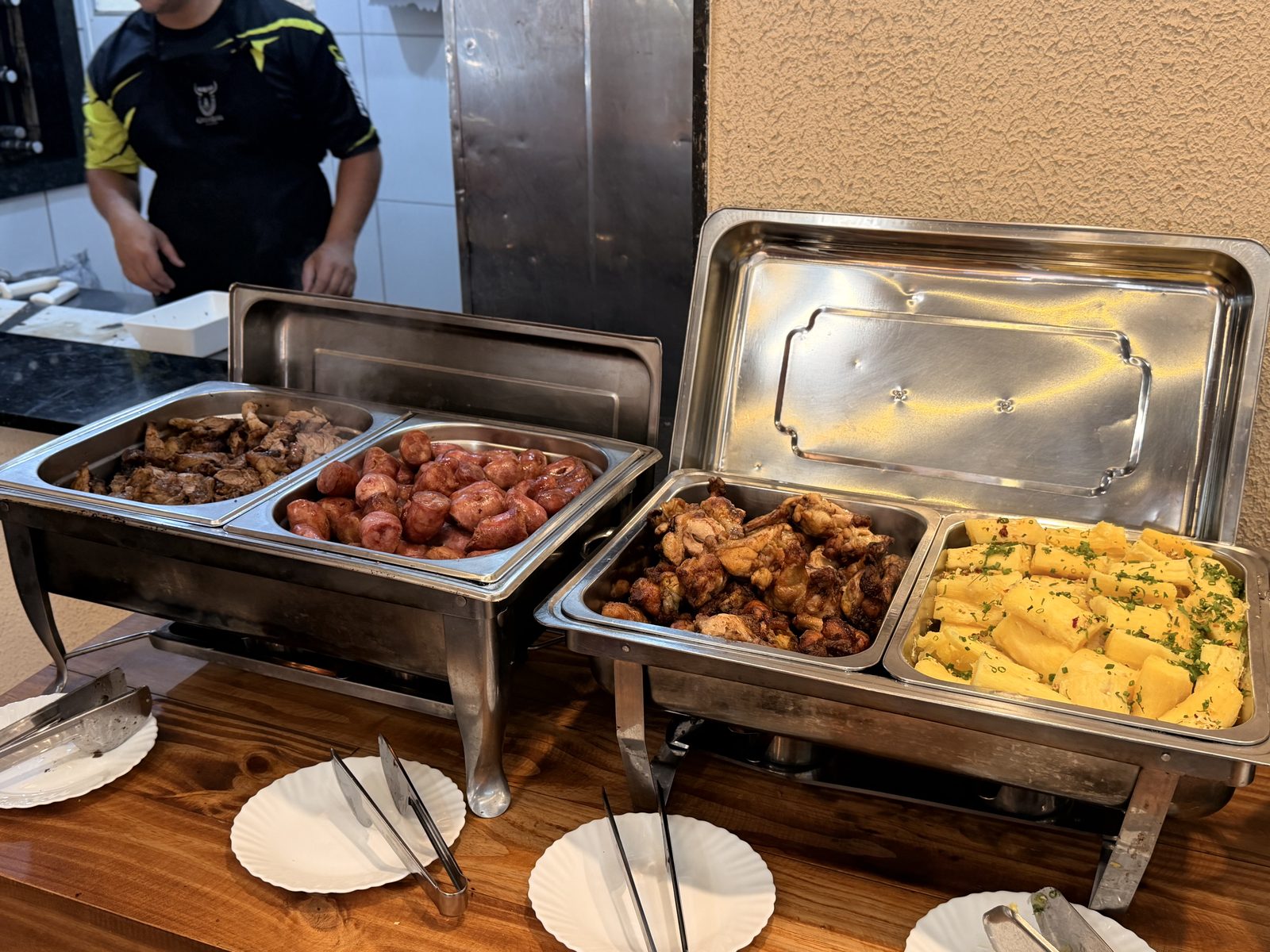 Pratos do buffet